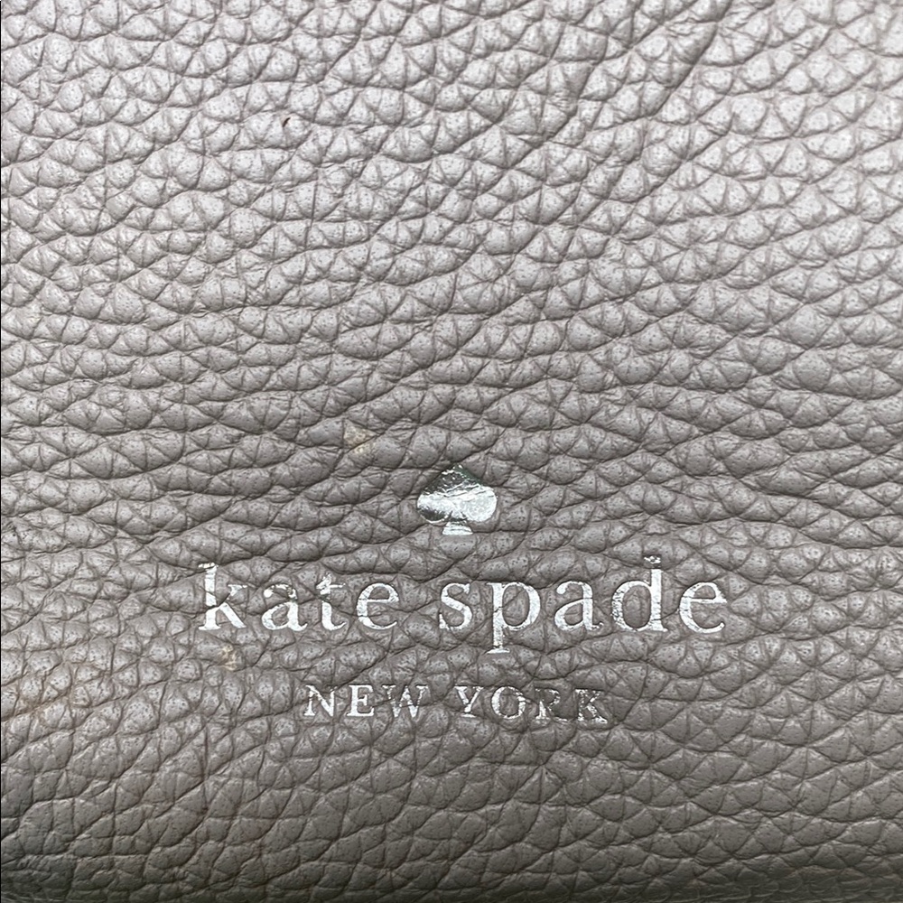 Kate Spade Talia Small‎ Triple Compartment Satchel Shoulder Bag Soft Taupe - Picture 6 of 13